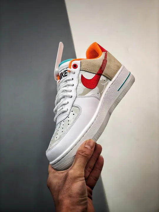 white red Nike Air Force 1 LV8 - Hình 5