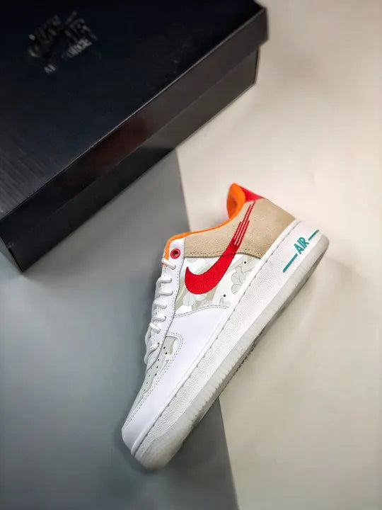 white red Nike Air Force 1 LV8