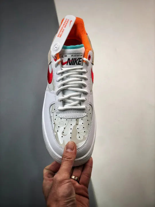 white red Nike Air Force 1 LV8 - Hình 2
