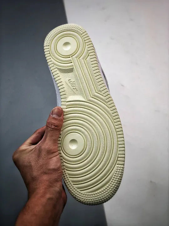white Nike Air Force 1 Stitch - Hình 7