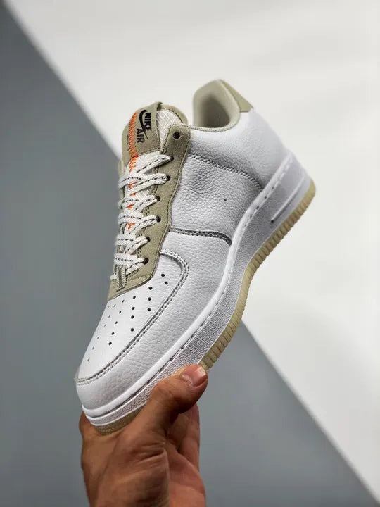Nike Air Force 1 White/Orange - Hình 5