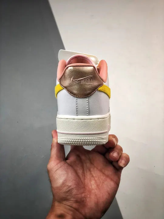 Nike Air Force 1 White/Gold - Hình 7