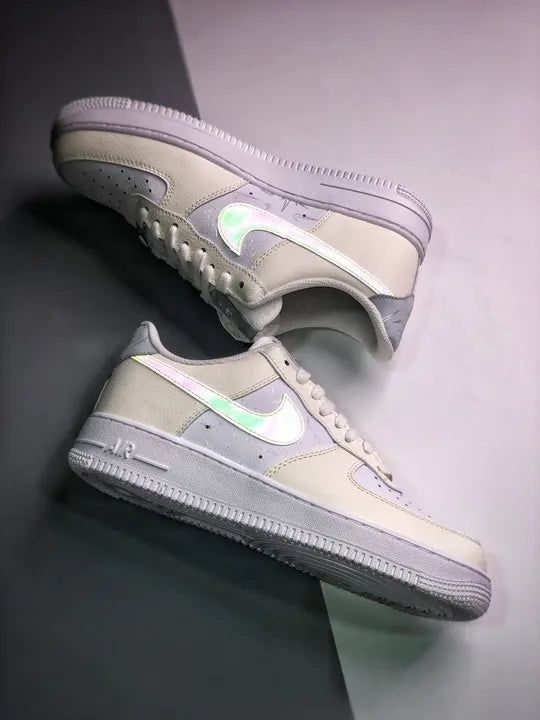 Nike Cream Custom Sneaker - Hình 5