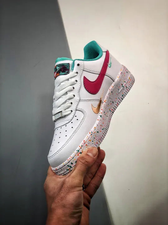 white Nike Air Force 1 Crater - Hình 4