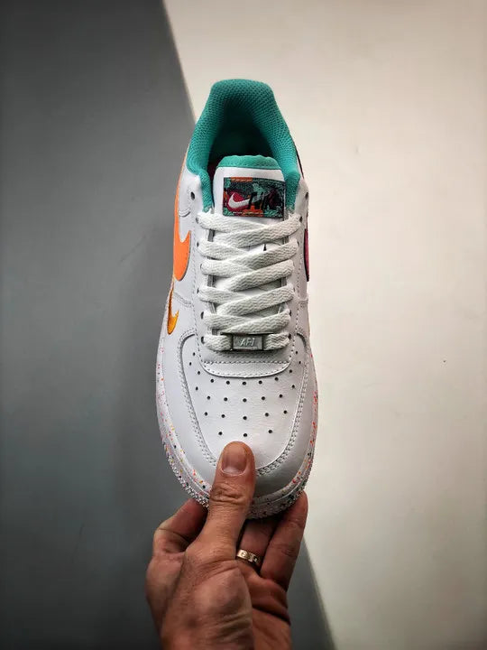 white Nike Air Force 1 Crater - Hình 5