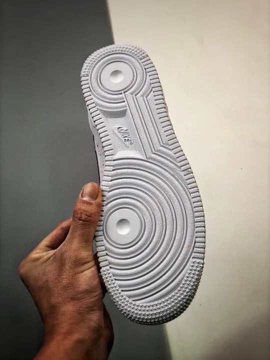 white Nike Air Force 1 Crater - Hình 6