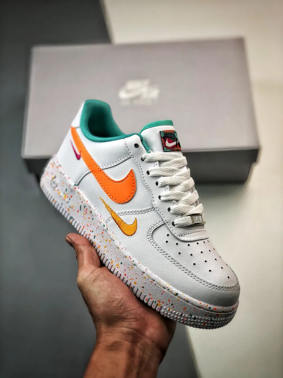 white Nike Air Force 1 Crater
