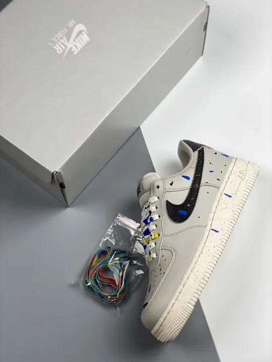 Nike Grey Paint Splatter AF1 - Hình 3