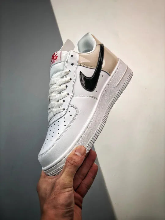Nike AF1 White Black Swoosh - Hình 5