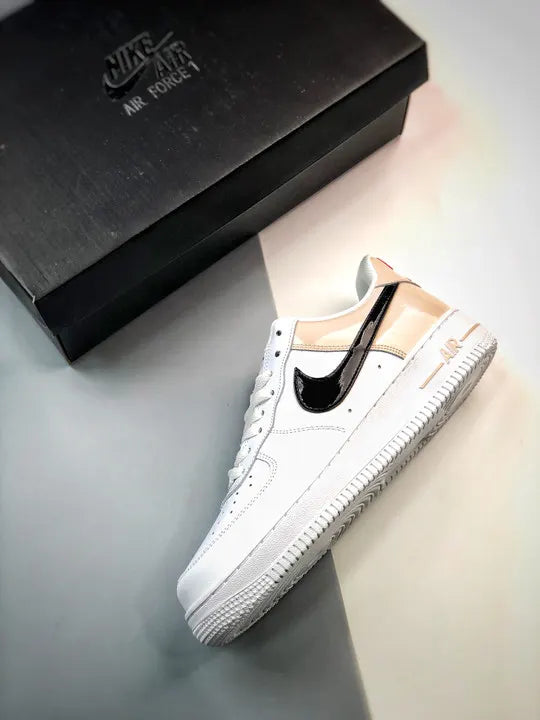 Nike AF1 White Black Swoosh - Hình 3