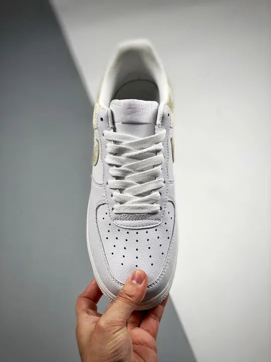 limited Nike Air Force 1 White Gold - Hình 6