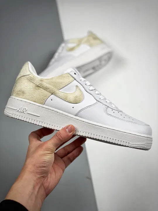 limited Nike Air Force 1 White Gold - Hình 2