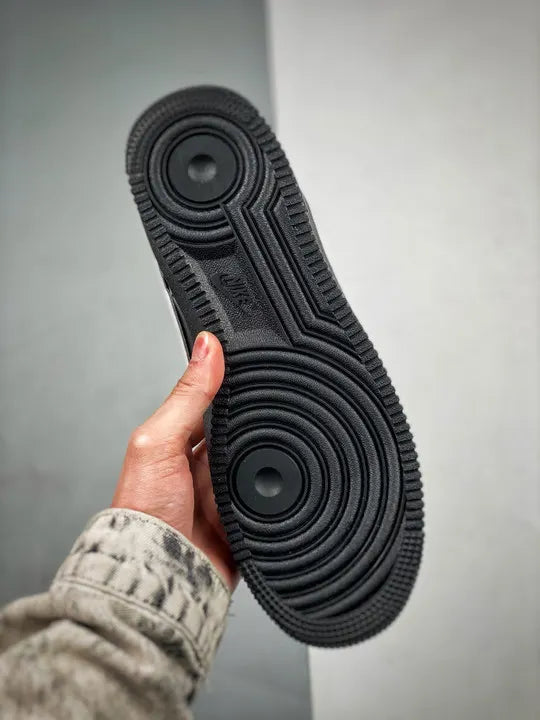 Nike Air Force 1 Black/Silver - Hình 7