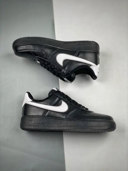 Nike Air Force 1 Black/Silver - Hình 4