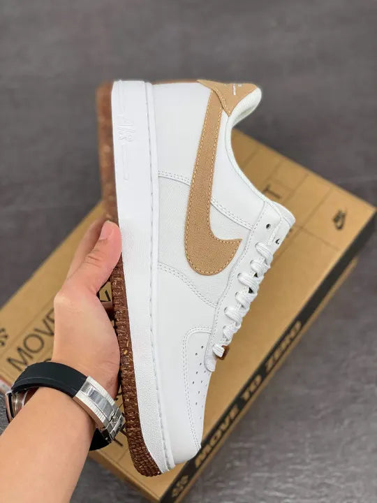 Nike Air Force 1 White/Tan - Hình 2