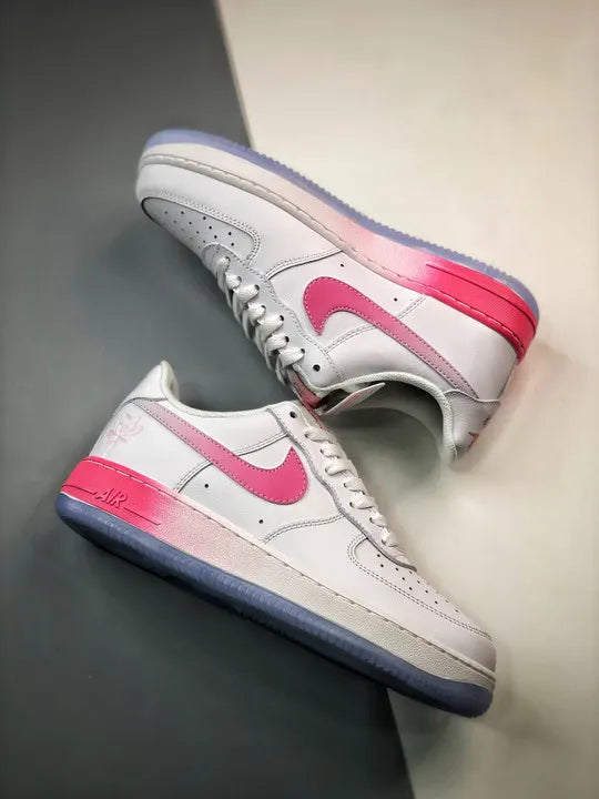 Nike AF1 White Pink Gradient - Hình 4
