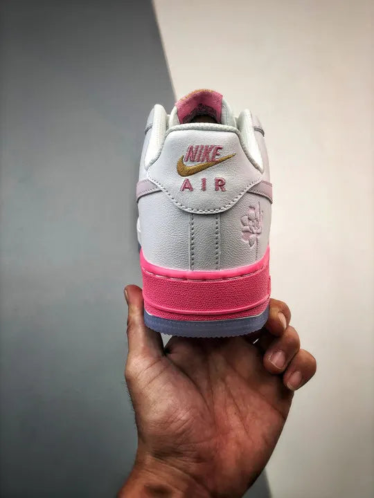 Nike AF1 White Pink Gradient - Hình 8