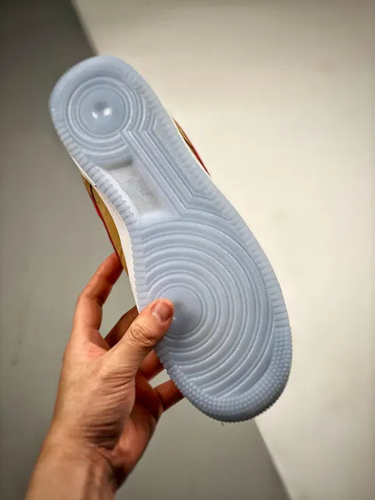 Nike Air Force 1 Tan Red - Hình 7
