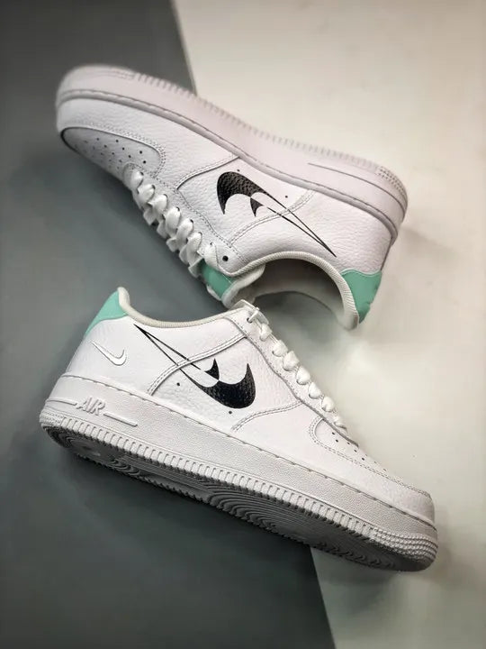 premium Nike Air Force 1 White Teal - Hình 4