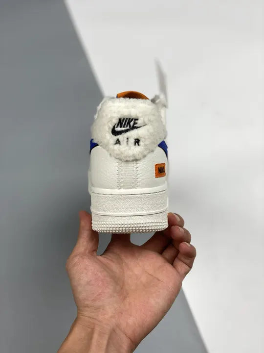 Nike White Blue Fur - Hình 7