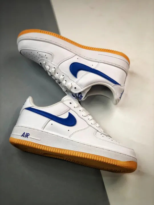 Nike AF1 White Blue Gum - Hình 4