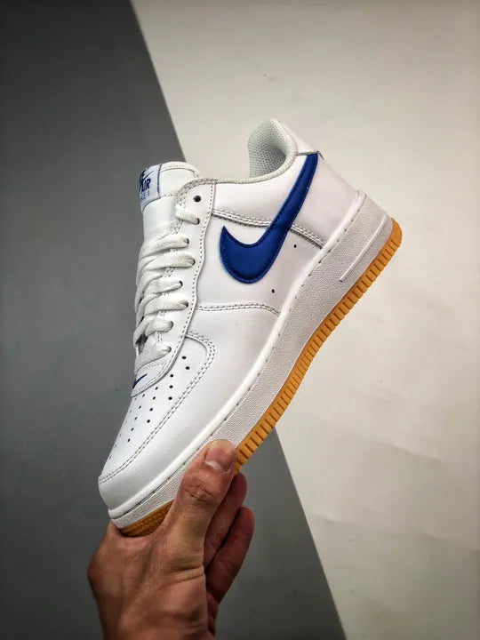 Nike AF1 White Blue Gum - Hình 5
