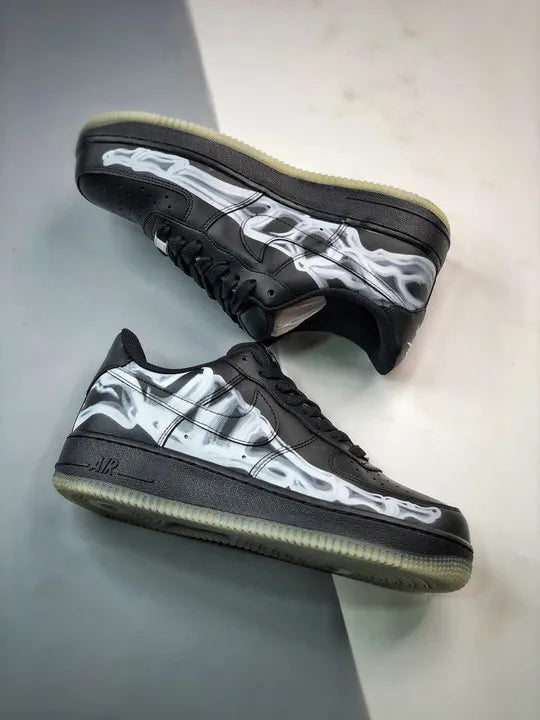 Nike AF1 Black Skeleton - Hình 4