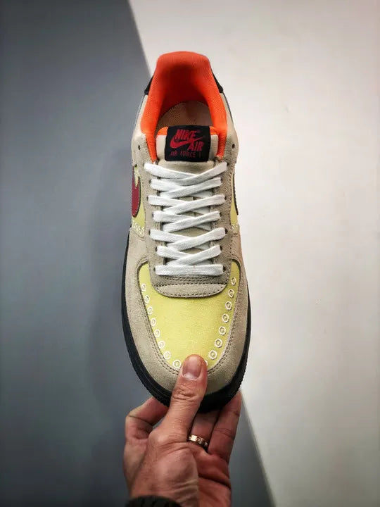 Nike Air Force 1 Lemon Suede - Hình 6