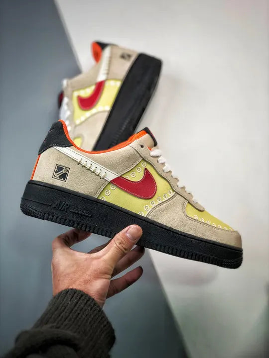 Nike Air Force 1 Lemon Suede - Hình 2