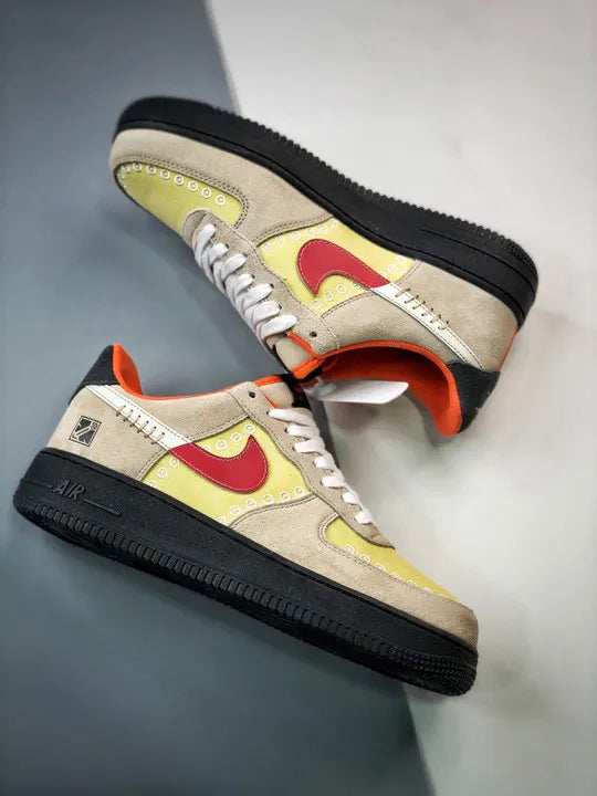 Nike Air Force 1 Lemon Suede - Hình 4