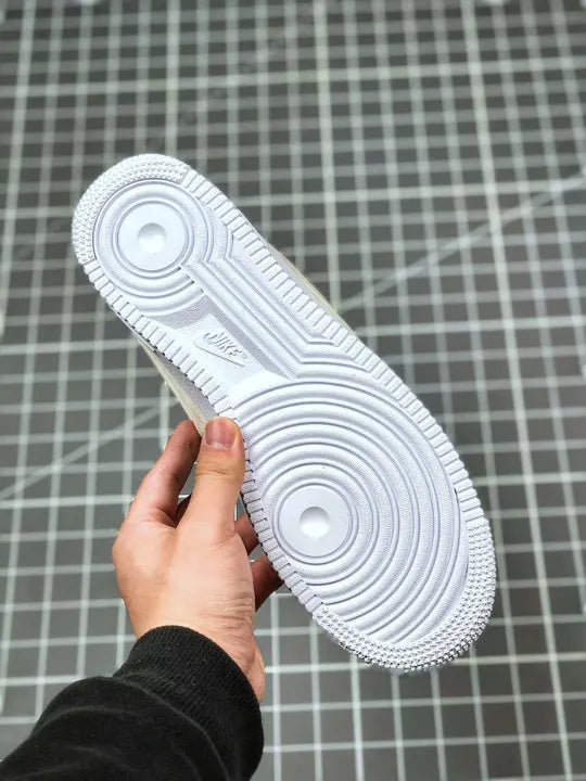 Nike AF1 Blueprint White Red - Hình 7