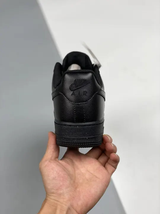 Nike Air Force 1 Black Leather - Hình 7