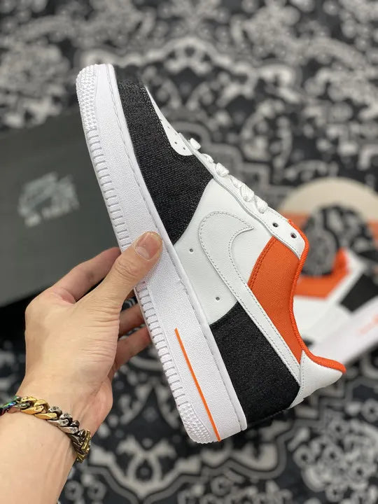 Nike AF1 Orange Black - Hình 3