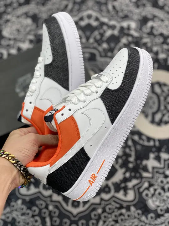 Nike AF1 Orange Black - Hình 8