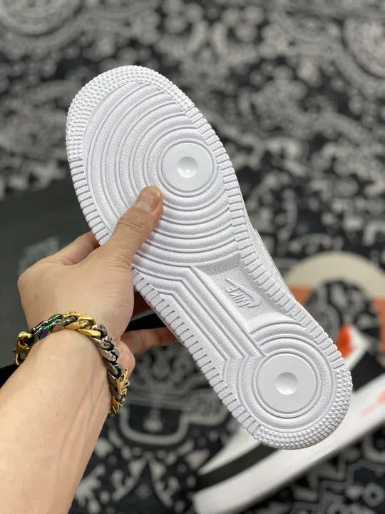Nike AF1 Orange Black - Hình 7