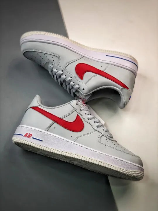 Nike Air Force 1 Grey Red - Hình 3