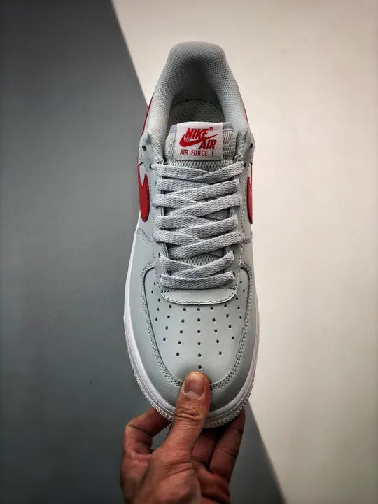 Nike Air Force 1 Grey Red - Hình 5