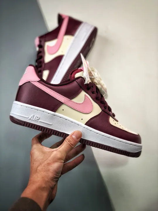 Nike AF1 Burgundy Pink