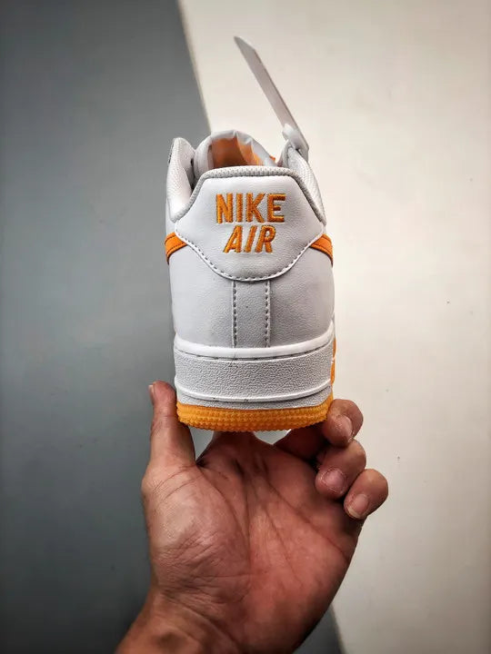 Nike White Orange Air Force 1 - Hình 8