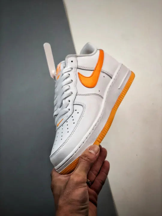 Nike White Orange Air Force 1 - Hình 5