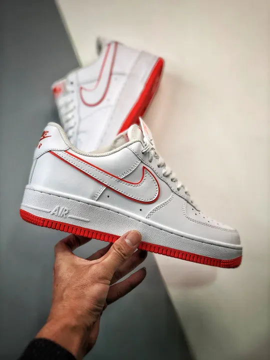 classic Nike Air Force 1 White/Red - Hình 2