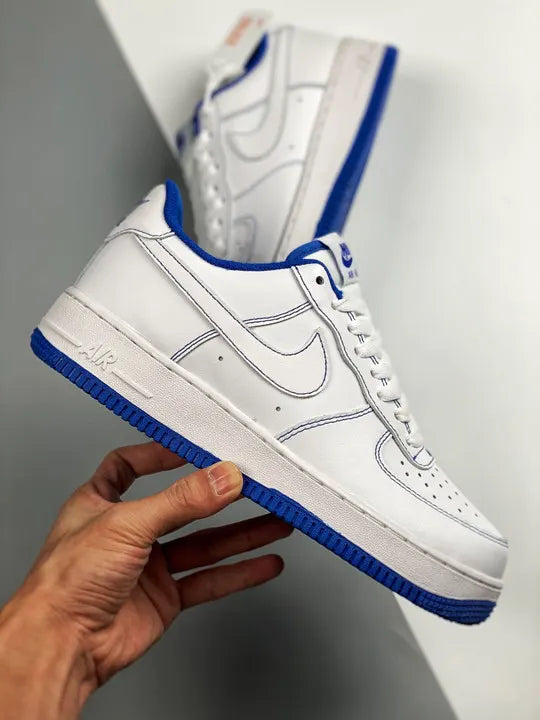 Nike Air Force White Blue - Hình 2