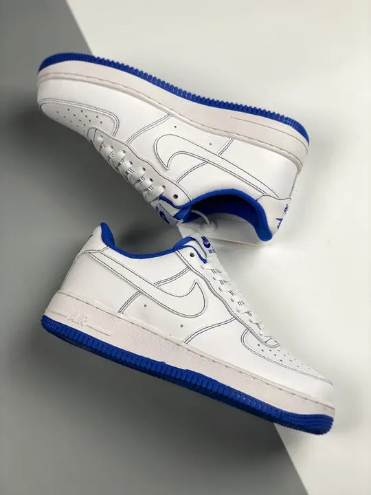 Nike Air Force White Blue - Hình 4