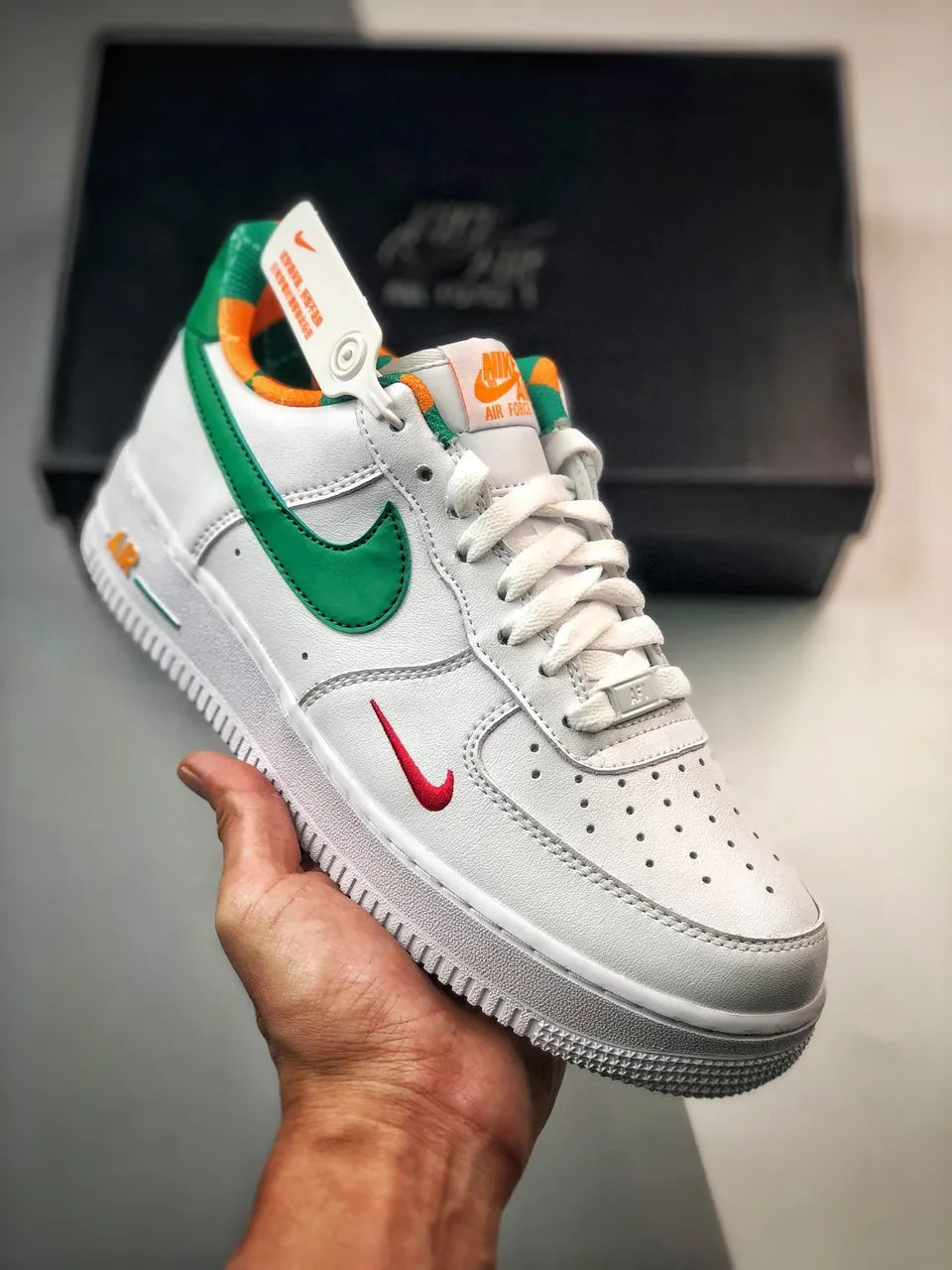 Nike Green Red Sneakers