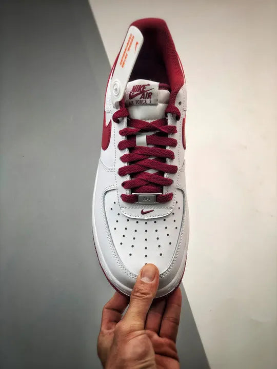 Air Force 1 White Burgundy - Hình 6