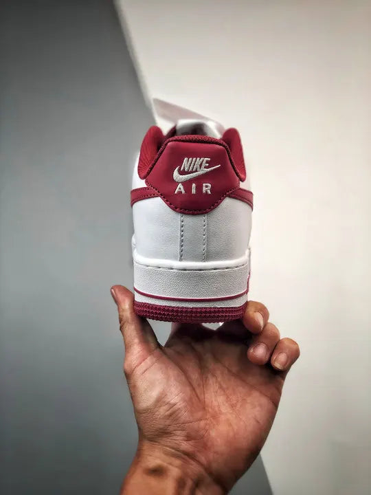 Air Force 1 White Burgundy - Hình 8