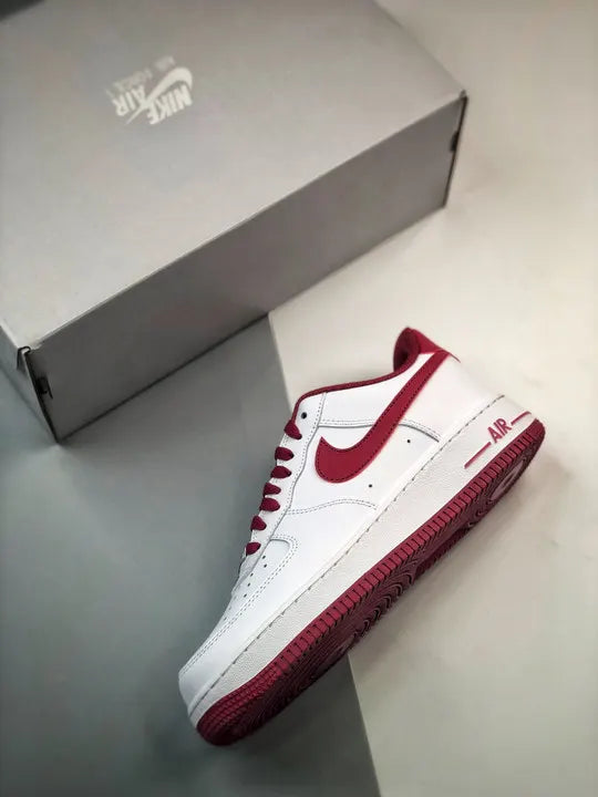 Air Force 1 White Burgundy - Hình 3