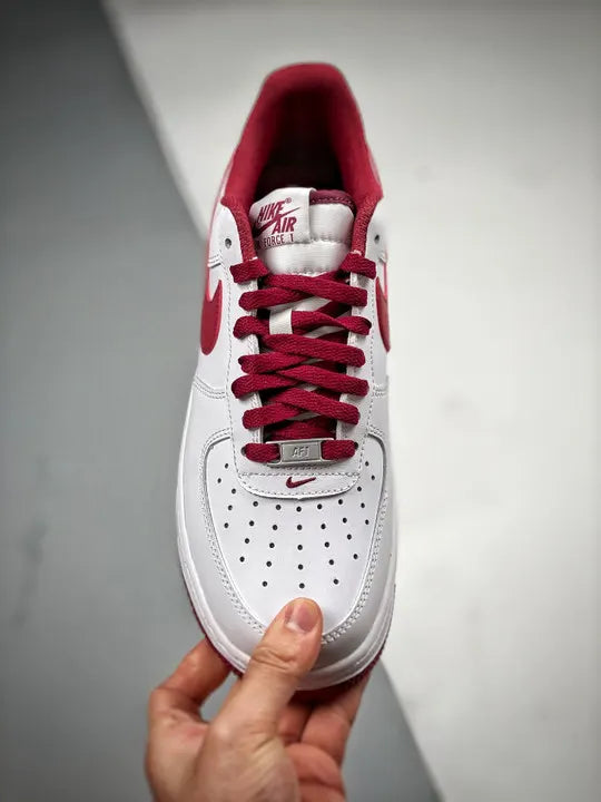 Nike Air Force White Red - Hình 6