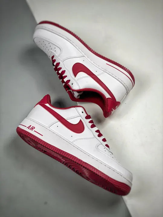 Nike Air Force White Red - Hình 4