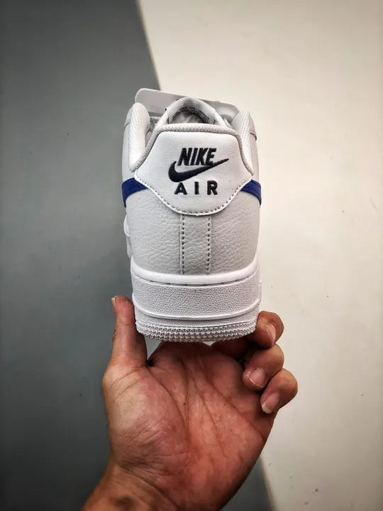 low Nike Air Force 1 White Blue - Hình 7